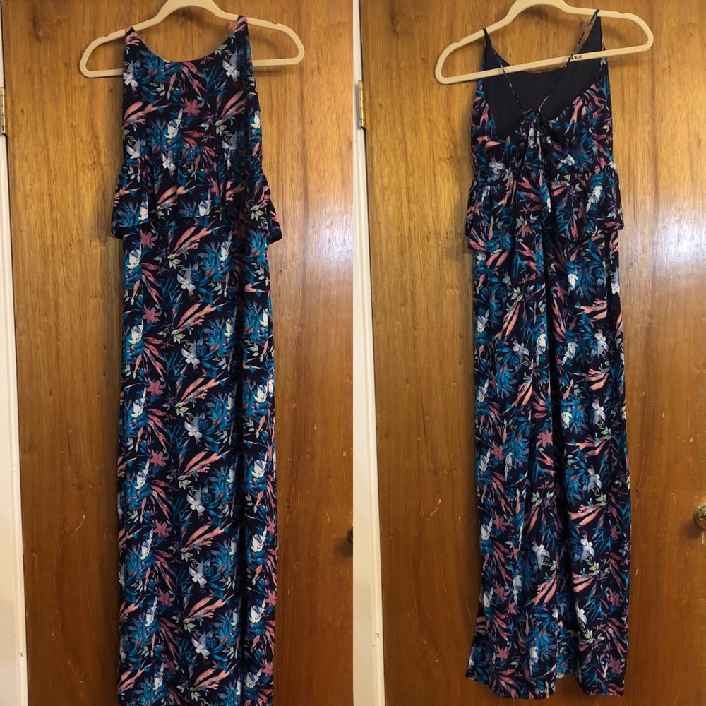Jodifl Tropical Maxi Dress Size Small